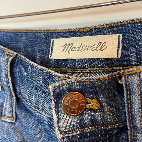 Madewell High Rise Jean Denim Shorts Blue 28 - Picture 4 of 6